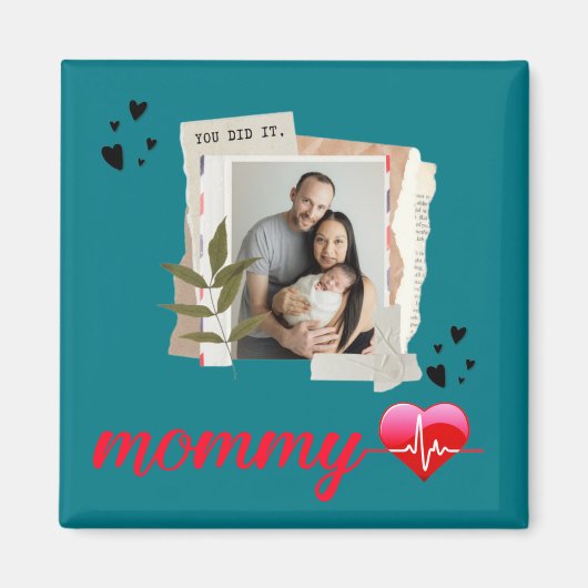 46.Proud mama, moederdag, mama, mama, thuiscadeaut Magneet (Voorkant)