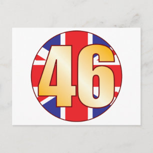 46 UK Gold Briefkaart