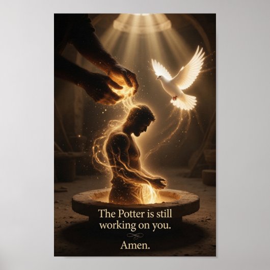 #46 Wandel door het geloof Inspirerend /Potter Poster (Voorkant)
