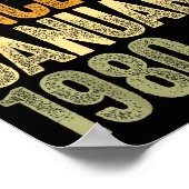 46 Year Old Legend Since January 1980 Retro 46th B Poster (Hoek)