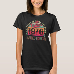 46 Years Old Vintage 1976 46th Birthday T-shirt