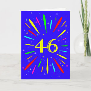 46e 'Birthday Explosion'-Kaart Kaart