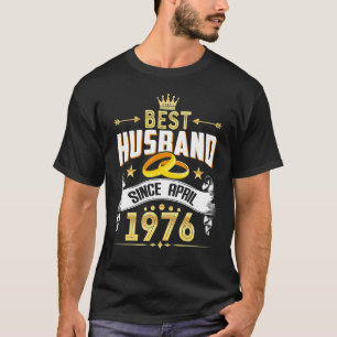 46e bruiloft Jubileum Beste man sinds 1976 T-shirt