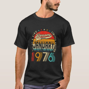 46e dag Decoraties januari 1976 Mannen Vrouwen 46 T-shirt