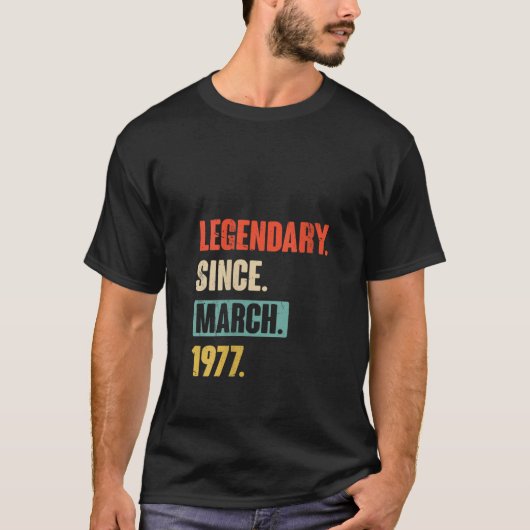 46e decoratie 46 jaar t-shirt (Voorkant)