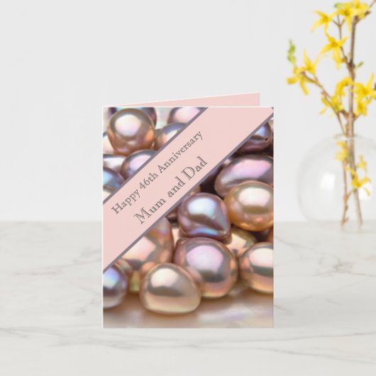 46e Jubileum Kaart (Gele Bloem)