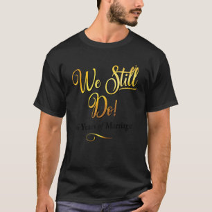 46e Jubileum van het huwelijk 46 jaar T-shirt