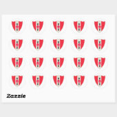 46e Legeringenieursbataljon Ronde Sticker (Vel)