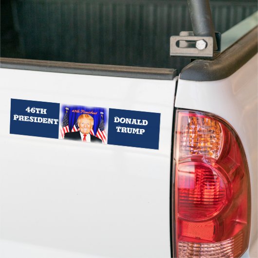 46e President-Donald Trump _ Bumpersticker (Op Truck)