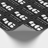 46e verjaardag: Art Deco geïnspireerde look "46" & Cadeaupapier (Hoek)