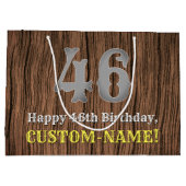 46e verjaardag: Country Western geïnspireerd uiter Groot Cadeauzakje (Achterkant)