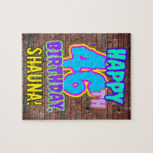 46e verjaardag ~ Fun, geïnspireerd door Urban Graf Legpuzzel (Horizontaal)