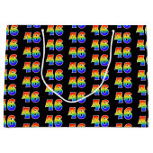 46e verjaardag: Fun Rainbow Event Nummer 46 Patroo Groot Cadeauzakje (Voorkant)