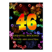 46e verjaardag nog steeds springend (Voorkant)