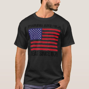 46e verjaardag van Amerika geweldig sinds 1976 T-shirt