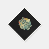 46e verjaardag van de  feestdag van 1974 servet (Hoek)