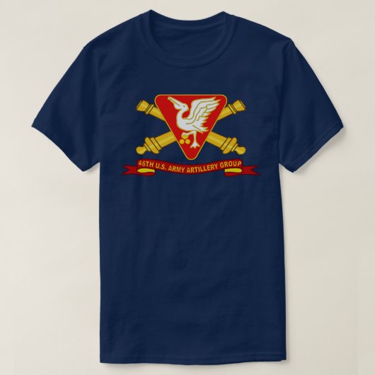 46th Artillery Group w BR Ribbon T-shirt (Design voorkant)