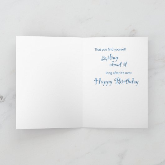 46th Birthday Dog in Funny Sunbril Kaart (Binnen)