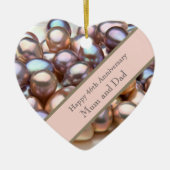 46th Wedding Jubileum Ceramic Ornament (Voorkant)