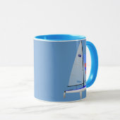 470 Klasse raceboot Mok (Voorkant rechts)