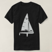 470 Zeilboot T-shirt (Design voorkant)