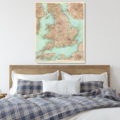 4748 Inghilterra, Galles Canvas Afdruk (Insitu (Slaapkamer))