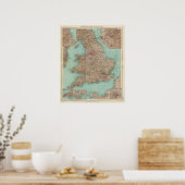 4748 Inghilterra, Galles Poster (Keuken)