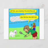 474 Cartoon met mannetjesmitten Briefkaart (Voorkant)