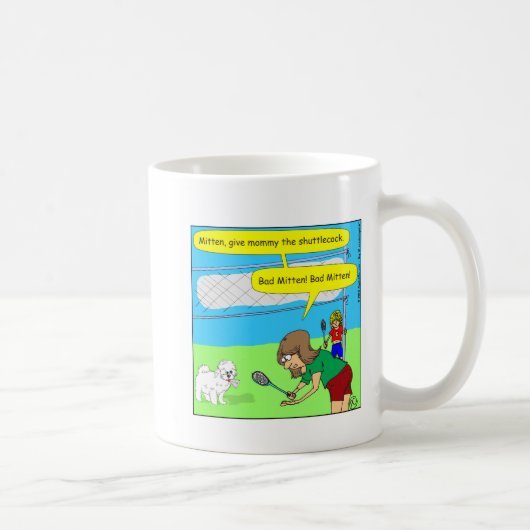 474 Cartoon met mannetjesmitten Koffiemok (Rechts)