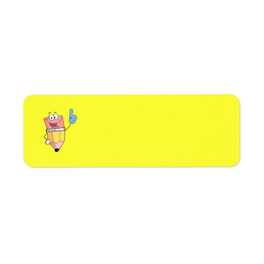 4766 SCHOOLSCHOOL VOOR CARTOON ETIKET (Voorkant)