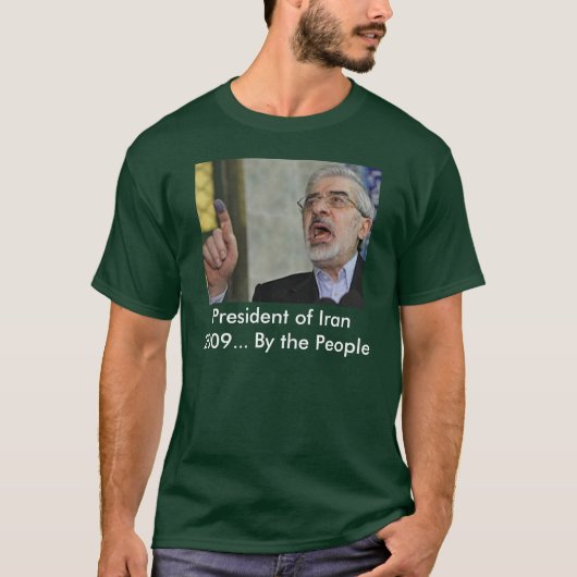 47700498, President Iran 2009... door het volk T-shirt (Voorkant)