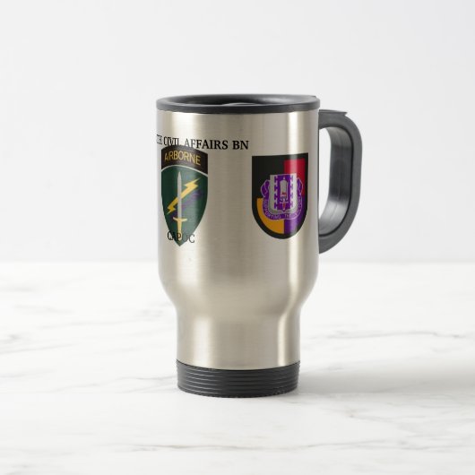 478E BATTALION TRAVEL MUG REISBEKER (Voorkant rechts)