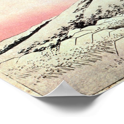 47. 亀 宿, 広 重 POSTER (Hoek)