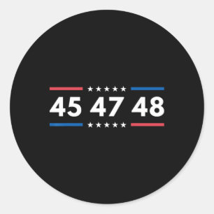 47-48 Nummer 47 Jersey 45e Jubileum 4 jul Ronde Sticker