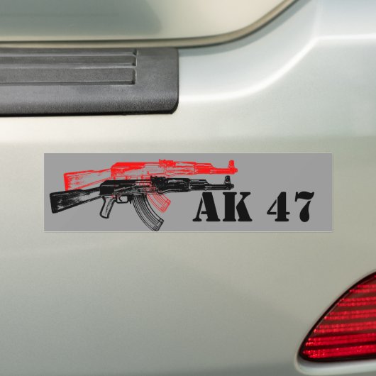 47 AK BUMPERSTICKER (Op auto)