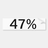 47% BUMPERSTICKER (Voorkant)