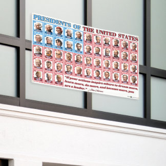 47 Cartoon Amerikaanse Presidenten Trump Outdoor B Spandoek