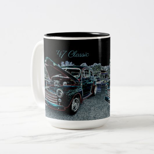 '47 Classic Automobile Coffee Mok (Voorkant links)