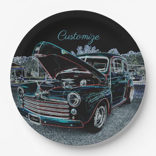 '47 Classic Automobile Papieren Bordje (Voorkant)