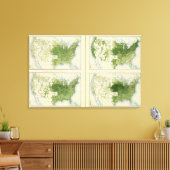 47 corn. 1890 canvas afdruk (Insitu (Woonkamer))