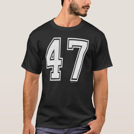 47 Custom Jersey T-shirt (Voorkant)