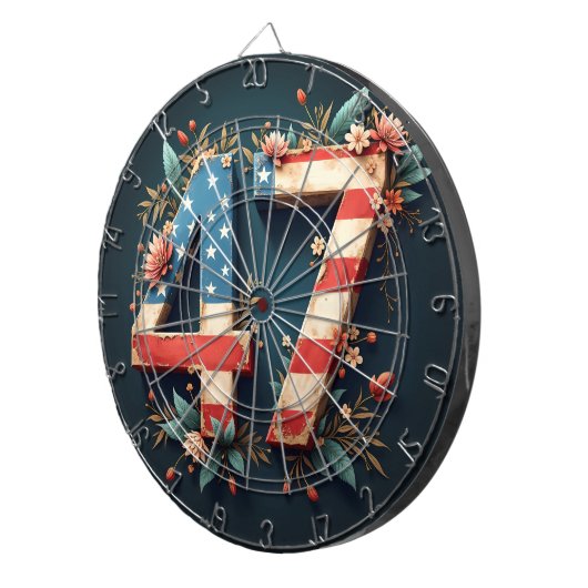 47 Donald Trump Dartbord (Voorkant Rechts)