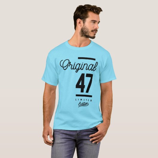 47 jaar - 47e verjaardag Funny Gift T-shirt (Voorkant volledig)