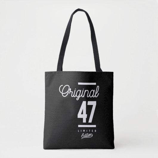 47 jaar - 47e verjaardag Funny Gift Tote Bag (Voorkant)