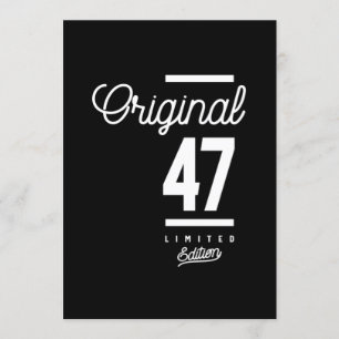 47 Jaar oud - 47e verjaardag Grappig Cadeau Kaart