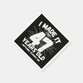 47 Jaar Oud Sarcastisch Meme Grappig 47e Verjaarda Servet (Hoek)