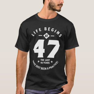 47 jaar oude cadeau   47e geboorte-cadeauideeën t-shirt