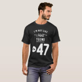 47 jaar oude cadeau | 47e verjaardag Cadeauideeën  T-shirt (Voorkant volledig)