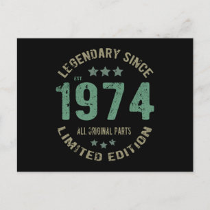 47 jaar oude dag Legend 47e verjaardag Briefkaart