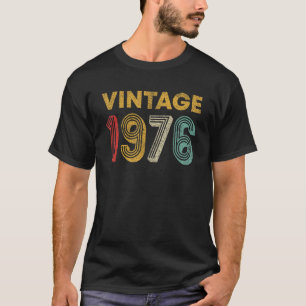 47 jaar oude Retro 1976 47th Birthday T-shirt